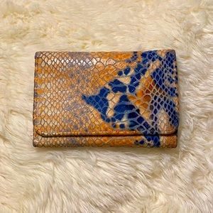 Hobo JILL LEATHER WALLET ADOBE SNAKE